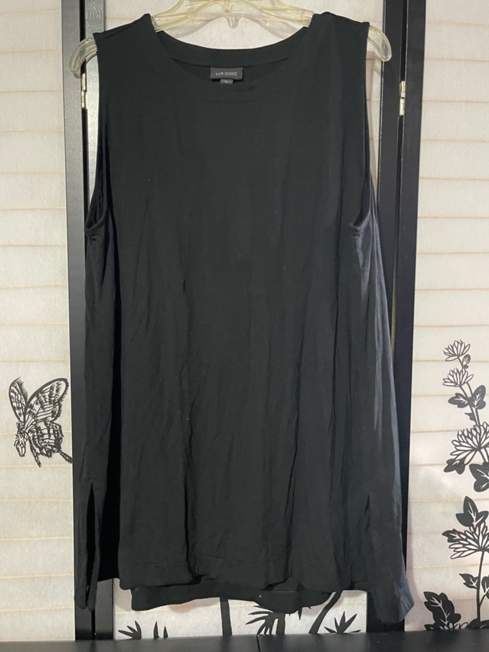 J. Jill Black Women's Sleeveless Top NWT Size XL